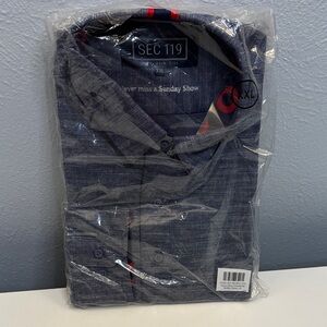 SEC 119 Phish Donut Blue Cham ray Button Down Shirt XXL Never Miss A Sunday Show